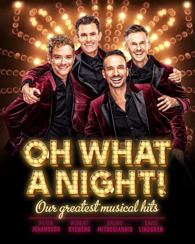 Planschen f�r Oh What A Night-f�rest�llningen
