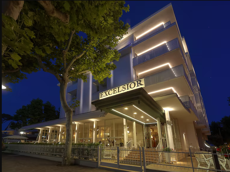 Hotel Excelsior i Cervia, Italien